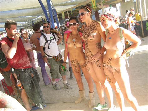 Burning Man Body Art Girls Sex Selection