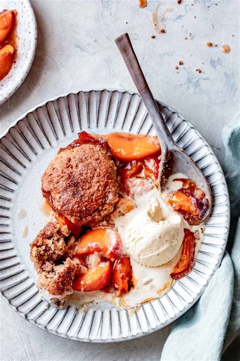 Crazy Good Vegan Paleo Peach Cobbler The Bojon Gourmet Recipe
