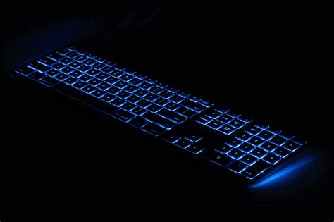 Rgb Backlit Wired Aluminum Keyboard For Mac Space Gray Matias
