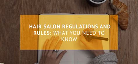 Salon Rules and Regulations, Hair Salon Health and Safety Regulations