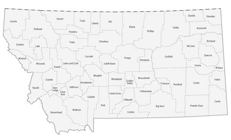 Map Of Montana Cities And Roads Gis Geography