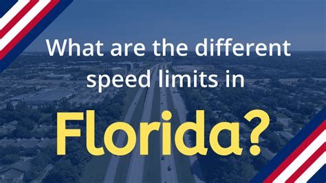 Speed Limit Map Florida United States Map