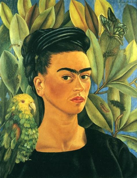 Self Portrait With Bonito 1941 Frida Kahlo Passion For Paintings