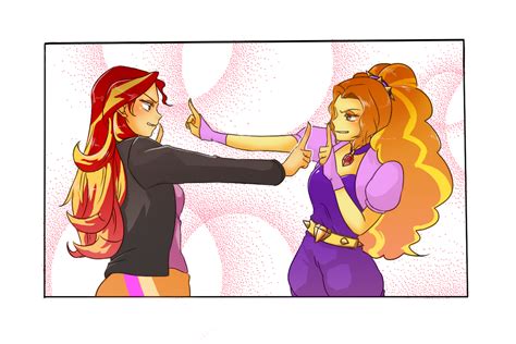 Sunset Shimmer X Adagio By Raika0306 On Deviantart