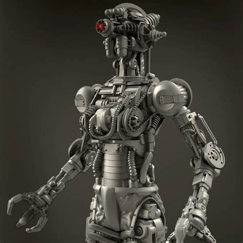 Fallout Assaultron With No Armor How Many Of Your Nightmares Has She