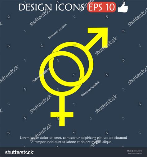 Male Female Sex Symbol Illustration Stock Illustration 292628843