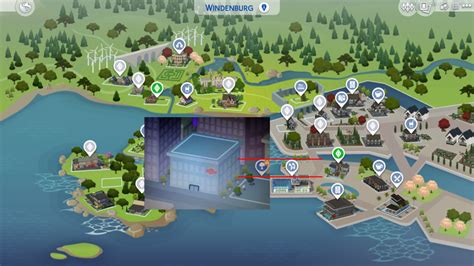 Sims 4 City Living Map Maps For You