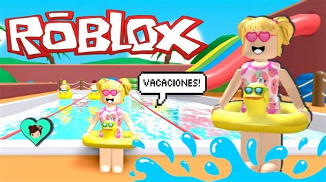 Añadimos juegos nuevos cada día. Vacaciones de Verano en Bloxburg! Escapando el Parque Aquatico - Titi Juegos - YouTube