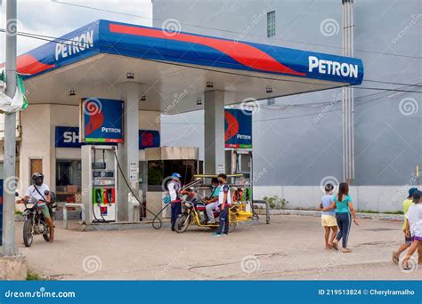 A Small Petron Gas Station Located In Puerto Galera Philippines
