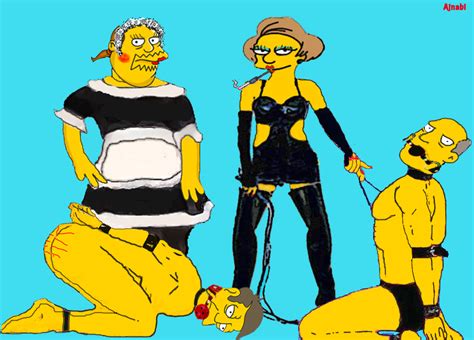 Rule 34 Comic Book Guy Edna Krabappel Female Human Male Seymour Skinner Superintendent