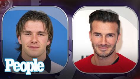 David Beckhams Changing Looks People Youtube