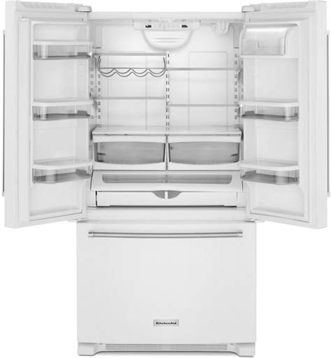 Kitchenaid Krfc300ewh 36 Inch Counter Depth French Door Refrigerator