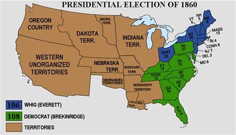 Lincoln became the 16th president of the united states. United States Presidential Election of 1860 (Divergence Factor -0.229) | Alternative History ...