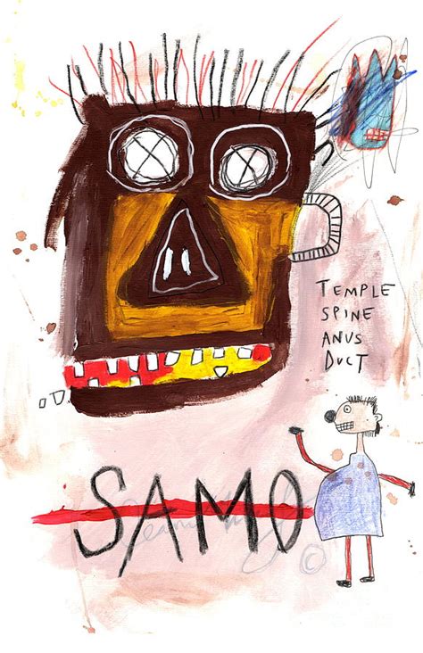Jean Michel Basquiat Samo Painting By New York Artist Pixels