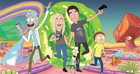 Immortalized My Husband And I In The Rick And Morty Universe For Our 1