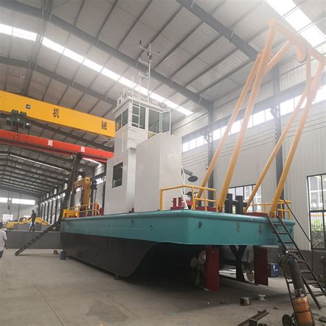 Service Boat Offshore Supporting Vessel Multifunction Work Boat With Hydraulic Crane Tugboat For