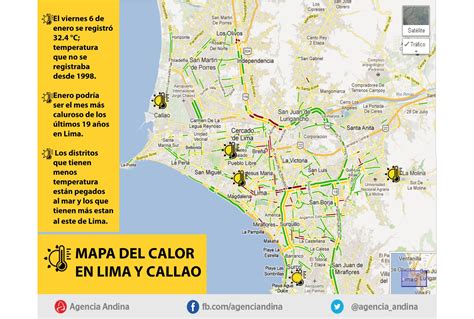 Este Es El Mapa Del Calor En Lima Y Callao Para Enero Interactivo