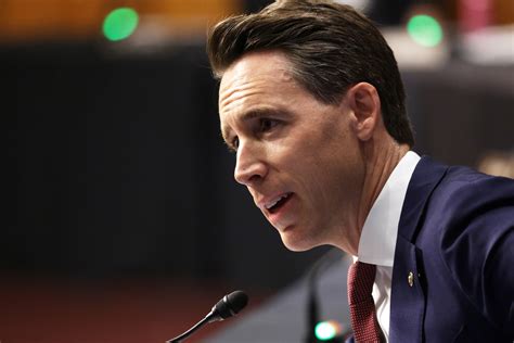 Josh Hawley Says Liberals Attacks On Masculinity Are Driving Men To