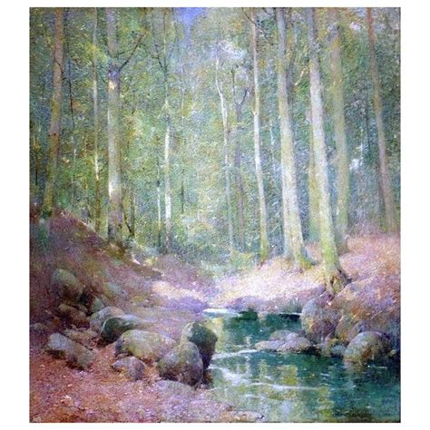 Emil Carlsen Through The Woods Premium Canvas Print Traditional