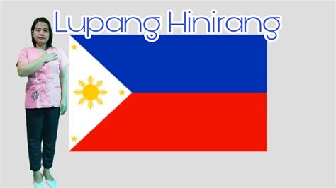 Ang Pambansang Awit Ng Pilipinas Lupang Hinirang Video By Cherwin Curia