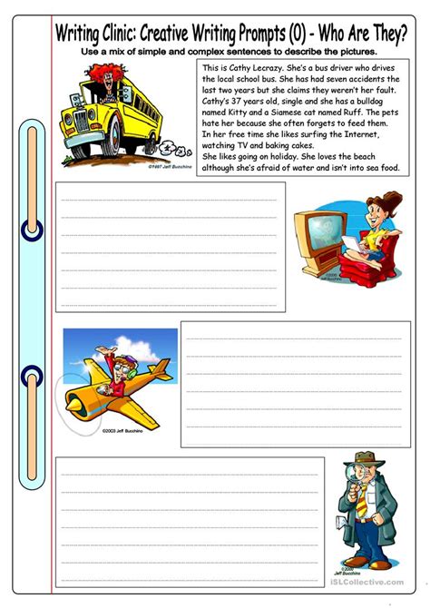 Esl Writing Prompts With Pictures Best Professionally Designed Templates
