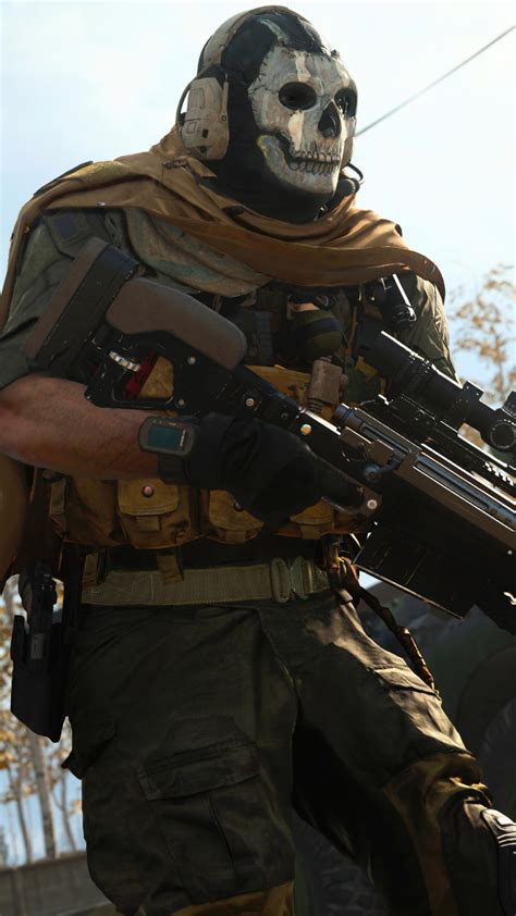 323051 Cod Modern Warfare Ghost Soldier Season 2 4k