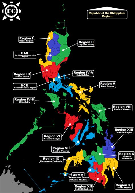 Philippine Geographic Regions Of The Philippines Phot