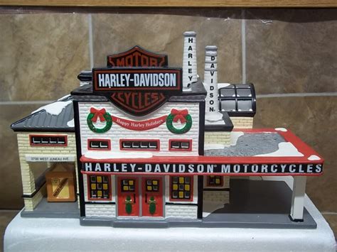 Dept 56 Harley Davidson Manufacturing Snow Village 54948 And 2 For The