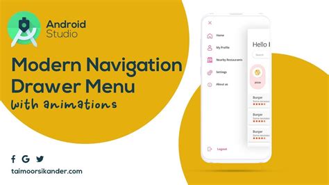 Navigation Drawer Android Studio 2020 Android Navigation Component