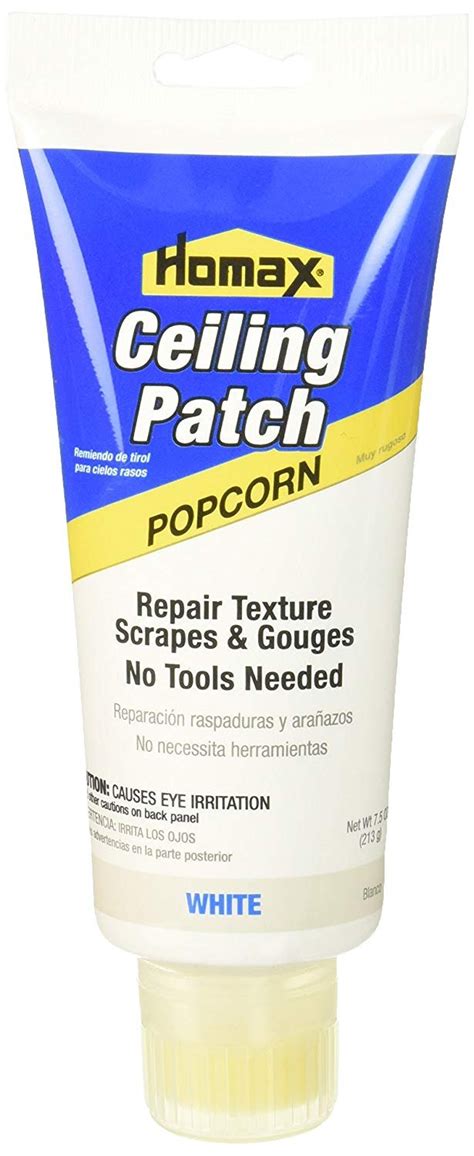 Usually a sign of normal settling, shallow cracks seldom indicate problems. Homax Products Popcorn Ceiling Patch 5225 Texture, 7.5 Oz ...
