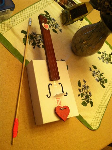 Creating music is always fun, but making it with your own luckily making your own instrument is easy and many can be made in an afternoon with little more. Homemade violin | music | Pinterest | Physics, Homemade ...