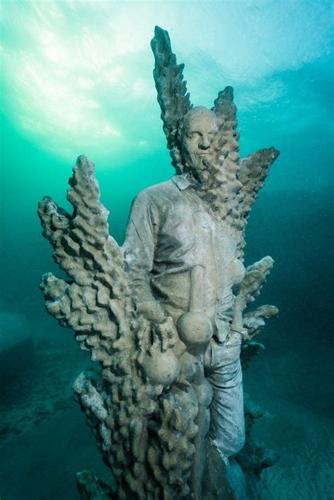 Amazing Underwater Sculptures Appear On Great Barrier Reef Bbc Newsround