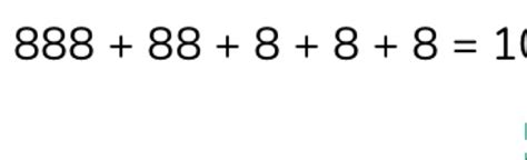 solved 888 88 8 8 8 [math]