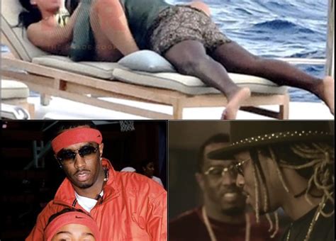 Diddy Spotted On A Yacht Kissing And Hugging Future And Lil Bow Wows
