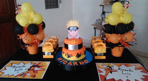 Naruto Birthday Table Naruto Birthday Naruto Party Ideas 9th Birthday Parties