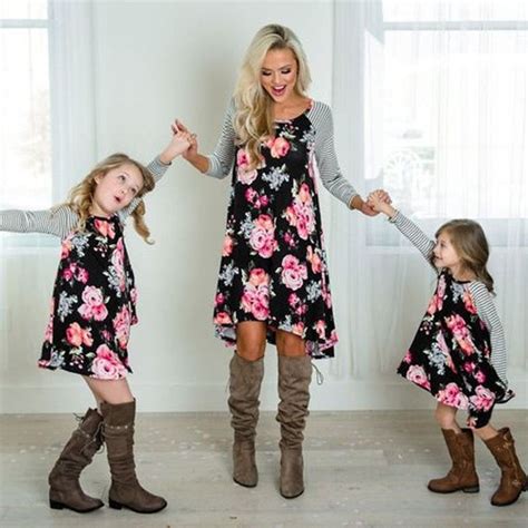 20 Fall Matching Outfit For Mom And Daughter Team Rockie Mother