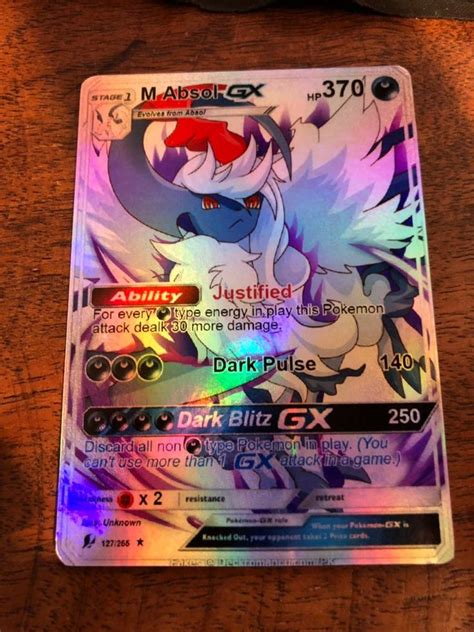 Absol has been featured on 20 different cards since it debuted in the ex dragon expansion of the pokémon trading card game. M méga ancien absol gx ex orica pokemon carte proxy personnalisée | Cool pokemon cards, Pokemon ...