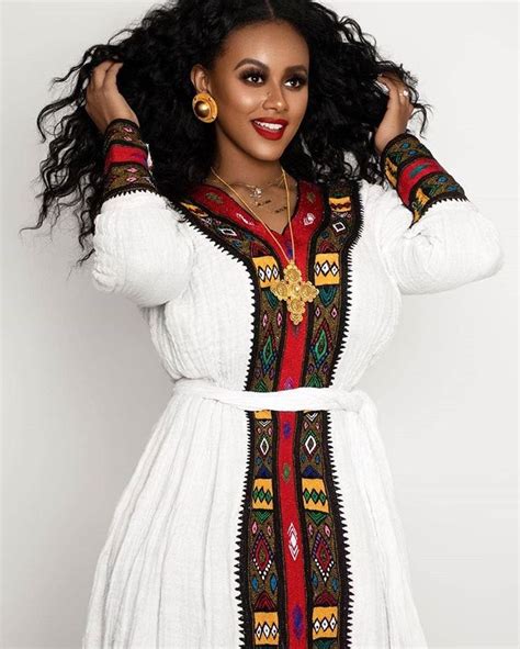Ethiopian Glamour On Instagram “stunning In Her Traditional Dress 😍😍” Ethiopian Clothing