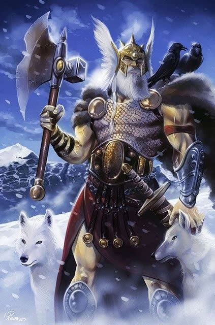 Odin The Ruler Of Asgard A Major God In Old Norse Mythology Norse