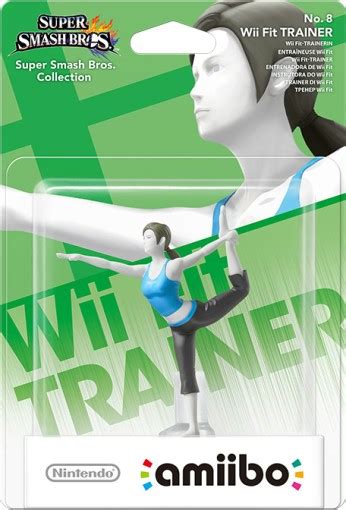 Entrenadora De Wii Fit Amiibo Super Smash Bros Collection Nintendo