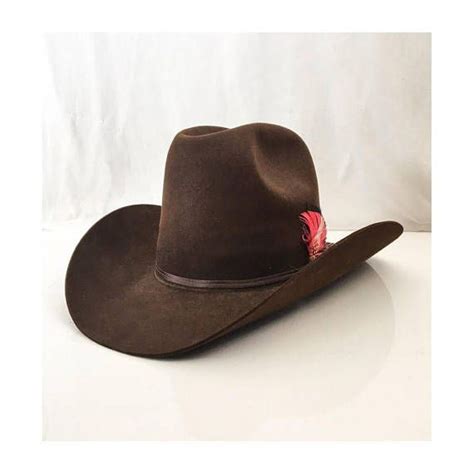 Mens Vintage John B Stetson 4x Beaver Cowboy Hat Mens Etsy Felt