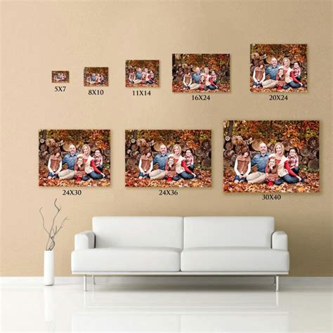 Canvas Sizes Frames On Wall Portrait Wall Photo Wall Art