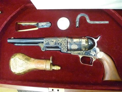 sam houston texas sesquicentennial commemorative 1847 colt walker 44 with 24kt gold inlay