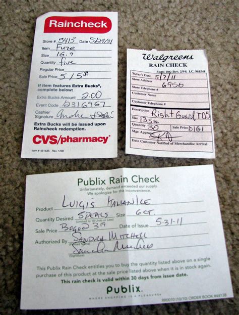 Your personal checks will electronically clear your bank account (like a debit card) within three (3) business days there are instances that our third party check acceptance service may instruct the cashier to hold the item as paper. Getting Started Couponing: Always ask for a Rain Check