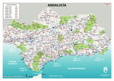 Mapa De Andalucía