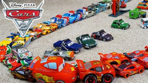 Huge Disney Cars Collection Cars 2 World Grand Prix Allinol Racers