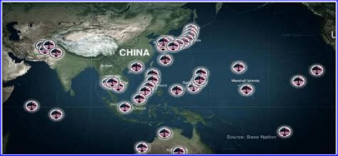 Us Military Bases In The Indo Pacific Source The Invisible Empire