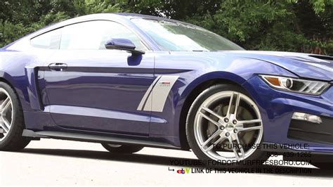 2015 Ford Roush Mustang Stage 3 Deep Impact Blue Youtube
