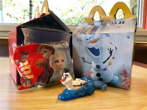 Frozen 2 Happy Meal Toys Have Arrived At Mcdonalds Chip And Company Happy Meal Toys Happy
