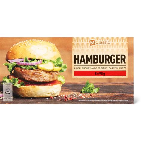 Achat M Classic Hamburger De Boeuf Migros